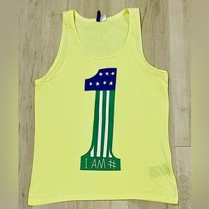H&M Divided Neon Yellow Men’s Boys Tank Top Size XS